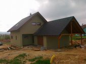Zateplení a omítka rodinného domu ve Škrdlovicích (2010) (jaro 2008)